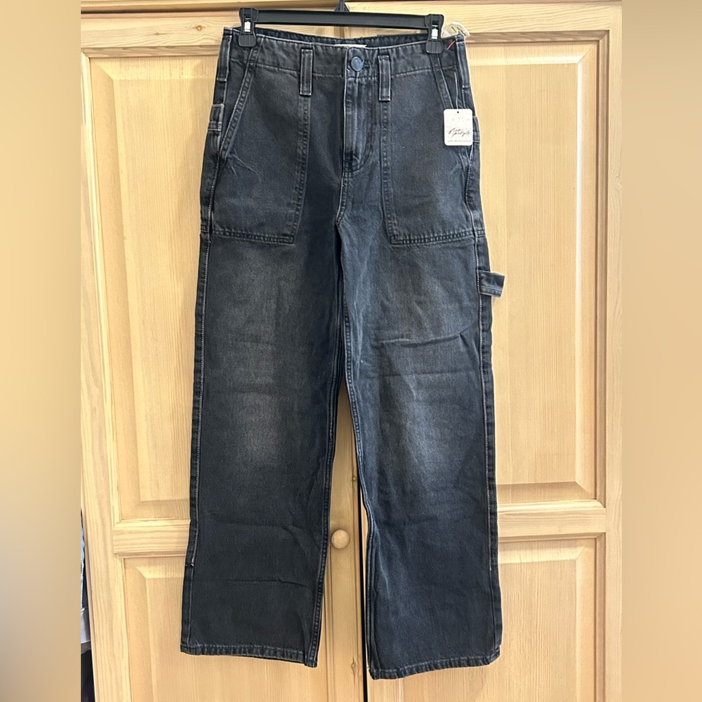 FREE PEOPLE JOGGERS LIGHT GREYISH BLACK SIZE 24